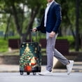 thumbnail image 3 of HELLHERO Christmas Tree Decorations Luggage Protector Anti Dust Bottom Zipper Polyester Spandex Travel Baggage Cover for Business Trip Airport, 3 of 7