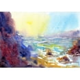 thumbnail image 2 of Randy Noble Fine Art 24x18 White Modern Wood Framed Museum Art Print Titled - Ocean Morning, 2 of 4