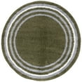 thumbnail image 2 of SAFAVIEH Border & Stripe Hyram Bordered Shag Area Rug, Green, 5'3" x 7'6", 2 of 4