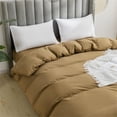 thumbnail image 7 of Cotton Quilt Cover Set - Soft Washed Bedding Duvet Cover for Twin Full Queen Size Bed - Breathable Lightweight Comforter Cover for Dorm Bedroom - 1 Piece, 68x90 Inches, 7 of 7