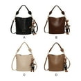 thumbnail image 3 of Guardoinrt High-end Retro Commuting Versatile Bucket Bag Durable And Practical Women Bag White, 3 of 6