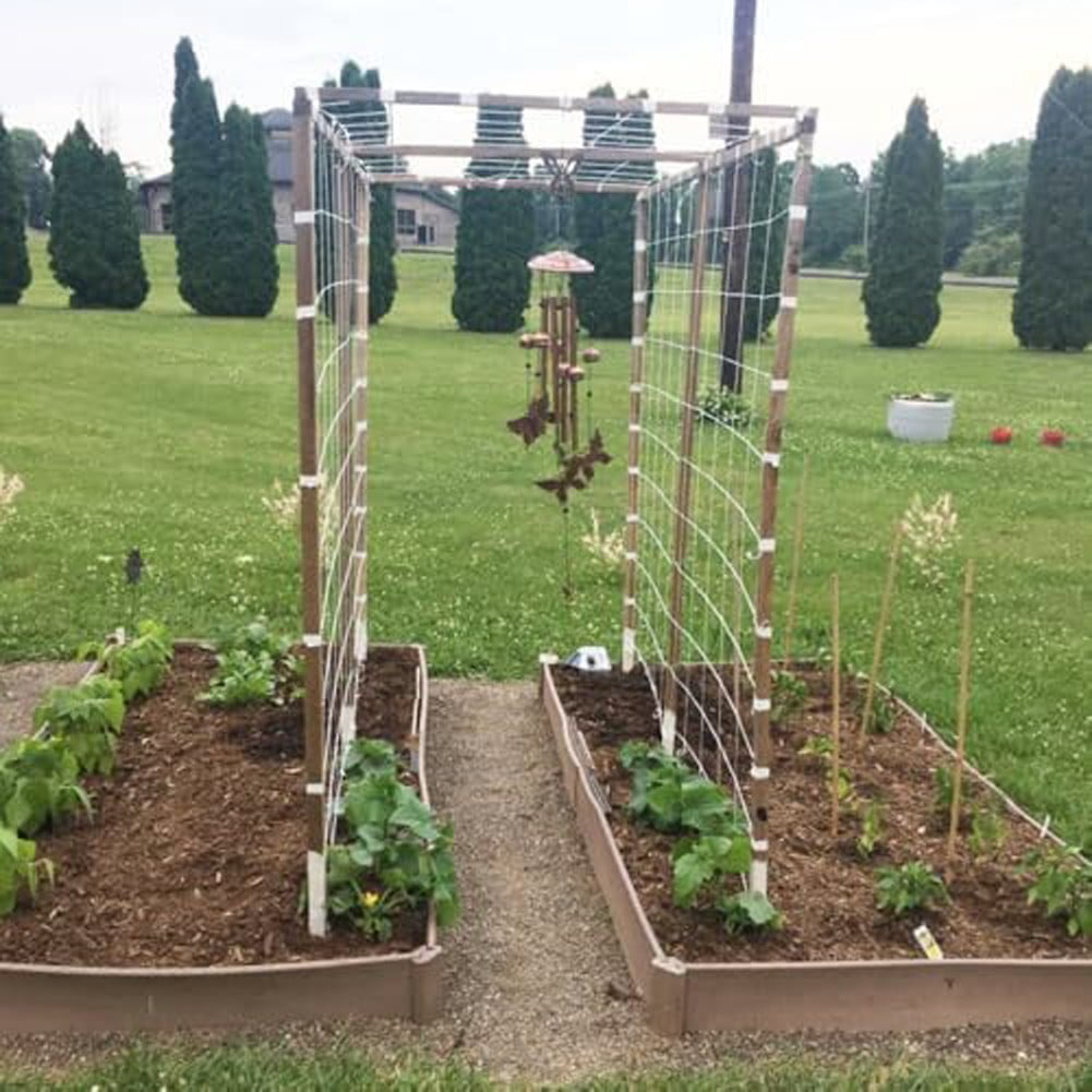 SPRING Garden Trellis Netting Compact Gardening Areas Durability Under Sunlight