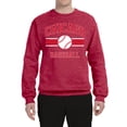 thumbnail image 2 of Wild Bobby City of Chicago Baseball Fantasy Fan Sports Unisex Crewneck Sweatshirt, Vintage Heather Red, Medium, 2 of 6