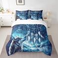 thumbnail image 2 of YST Wolf Twin Bedding Sets 7-Piece Wild Animal Comforter Set, All Season, 2 of 4
