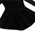 thumbnail image 7 of MSemis Woman Adult Figure Ice Staking Dress Skirt Mesh Long Sleeve Cutout Ballet Leotard, 7 of 7