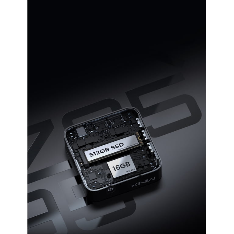 MINIX NEO Z95 Mini PC,Intel 12th Gen N95,16GB LPDDR5X RAM,512GB