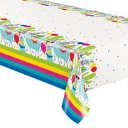 Llama Birthday Plastic Party Tablecloth, 84 x 54in