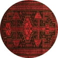 thumbnail image 1 of Ahgly Company Indoor Round Persian Orange Traditional Area Rugs, 5' Round, 1 of 1