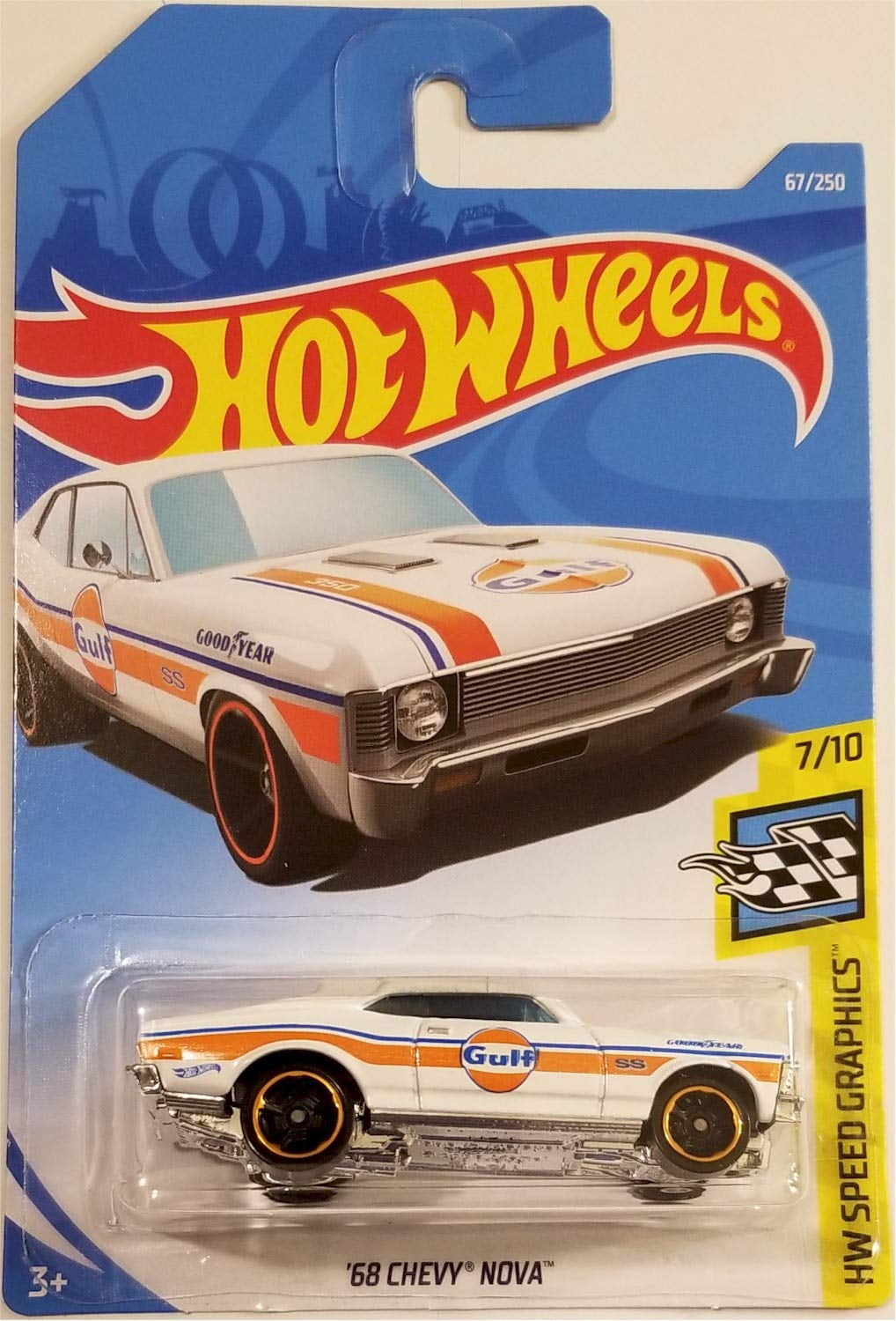 hot wheels 68 nova gulf