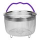 thumbnail image 1 of Cesto para cocinar al vapor Ba Sket de malla, colador e inserto de acero inoxidable para ollas Instant Pot de 6 cuartos de galón, con asa, 1 of 4