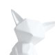 thumbnail image 3 of Juego de 2 figuras geométricas de cerámica con esculturas de animales para decoración de estanterías. Blanco S Negro S, 3 of 6