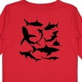 thumbnail image 4 of Inktastic School of Sharks Boys or Girls Long Sleeve Toddler T-Shirt, 4 of 5