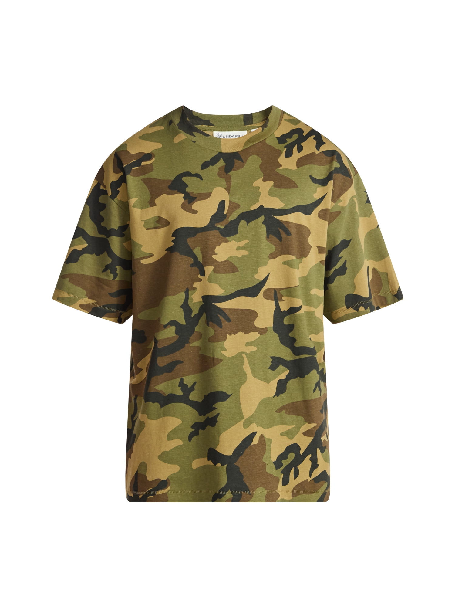 No Boundaries Oversized Tee with Short Sleeves, Men's and Big Men's XS-5XL