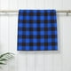 thumbnail image 5 of Fotbe Buffalo Plaid Blue Black Toalla Premium con Patrón, Toalla de Microfibra de Secado Rápido, Ligera y Altamente Absorbente (27.5x16in), Ideal para Uso Diario, 5 of 6
