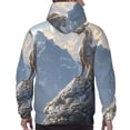 thumbnail image 7 of Wukai Silver Dragon Mountain Peaks Print Men Hoodies Fleece Sweatshirts Long Sleeve Sweaters Pullover Fall Outfits Winter Clothes-Large, 7 of 7