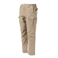 thumbnail image 4 of Tactical Cargo Pants for Men Ripstop Stretch Waterproof Multi Pocket Fall Hiking Work Trousers Khaki L, 4 of 7