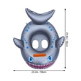 thumbnail image 2 of Swimming Baby Ring Float Swim Inflatable Pool Shark Kids Rings Toddlers Boats Infant, 2 of 6
