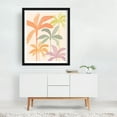 thumbnail image 3 of Palm Grove - Hawaii Painting Palm Tree Tropical Pastel Botanical Minimalist Beach House Coastal Black Framed Wall Art Print 8 x 10 inches, 3 of 4
