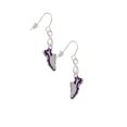 thumbnail image 3 of Delight Jewelry Silvertone Purple Running Shoe Silver tone Infinity French Earrings, 3 of 4