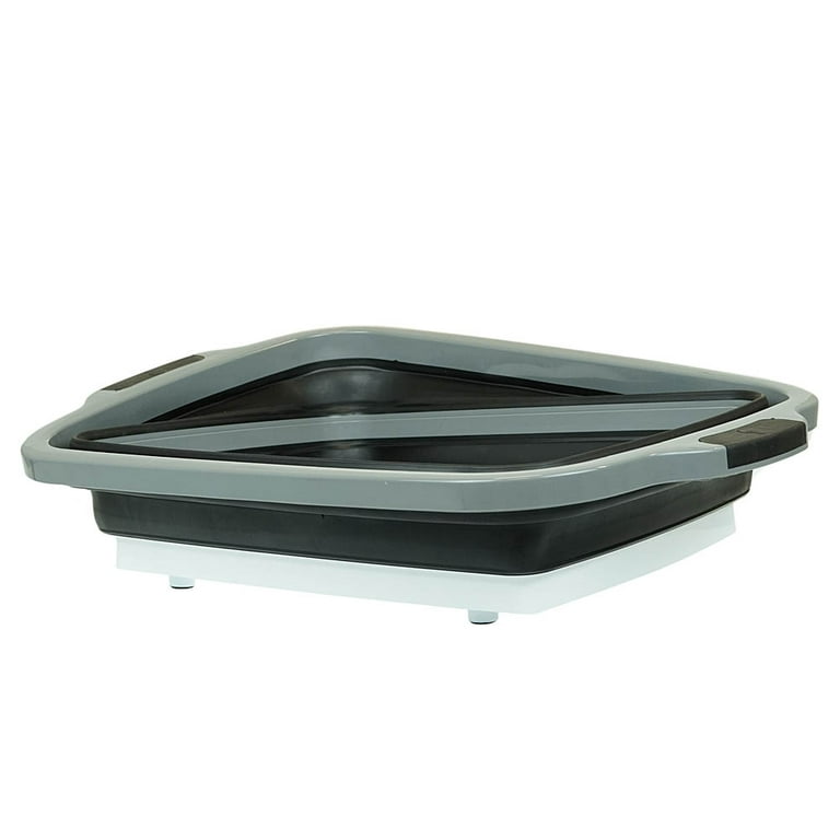 Drip EZ Collapsible BBQ Prep Tub With Lid and Built-In Cutting