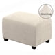 thumbnail image 1 of Funda de Reposapiés de Asiento Otomanas Taburete de Almacenamiento Silla Pequeña Accesorios Suaves , Beige XL, 83 hasta 116cm 18Beige XL Macarena Funda de puf otomana, 1 of 8