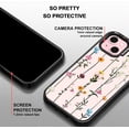thumbnail image 4 of Case for iPhone 15, [10ft 4X Military-Grade Drop Protection] Durable & Shockproof Phone Case Cover Design for iPhone 15 - Wildflowers - Clear Black, 4 of 6