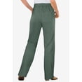thumbnail image 2 of Woman Within Plus Size Perfect Back-Elastic Gap-Free Straight-Leg Cotton Jeans, 2 of 6