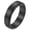 Black, variant on Unisex Brushed Matte Stainless Steel Spinner Rings for Anxiety Comfort Fit Rotating Band Simple Minimalist Jewelry Gift Colourful Size 9