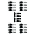 thumbnail image 1 of Qarigey 24 Pieces False Nails Press-on Stick-on Wearable Full DIY Nail Manicure Art Tips Cover Tools Sticker Supplies Tips Fingernails Type2 NO2, 1 of 6