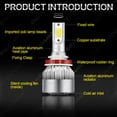 thumbnail image 4 of Kit de Conversion d'Ampoules de Phares DEL 4x 9005 H11 Faisceau Haut-Bas 6000K Super Blanc, 4 of 6