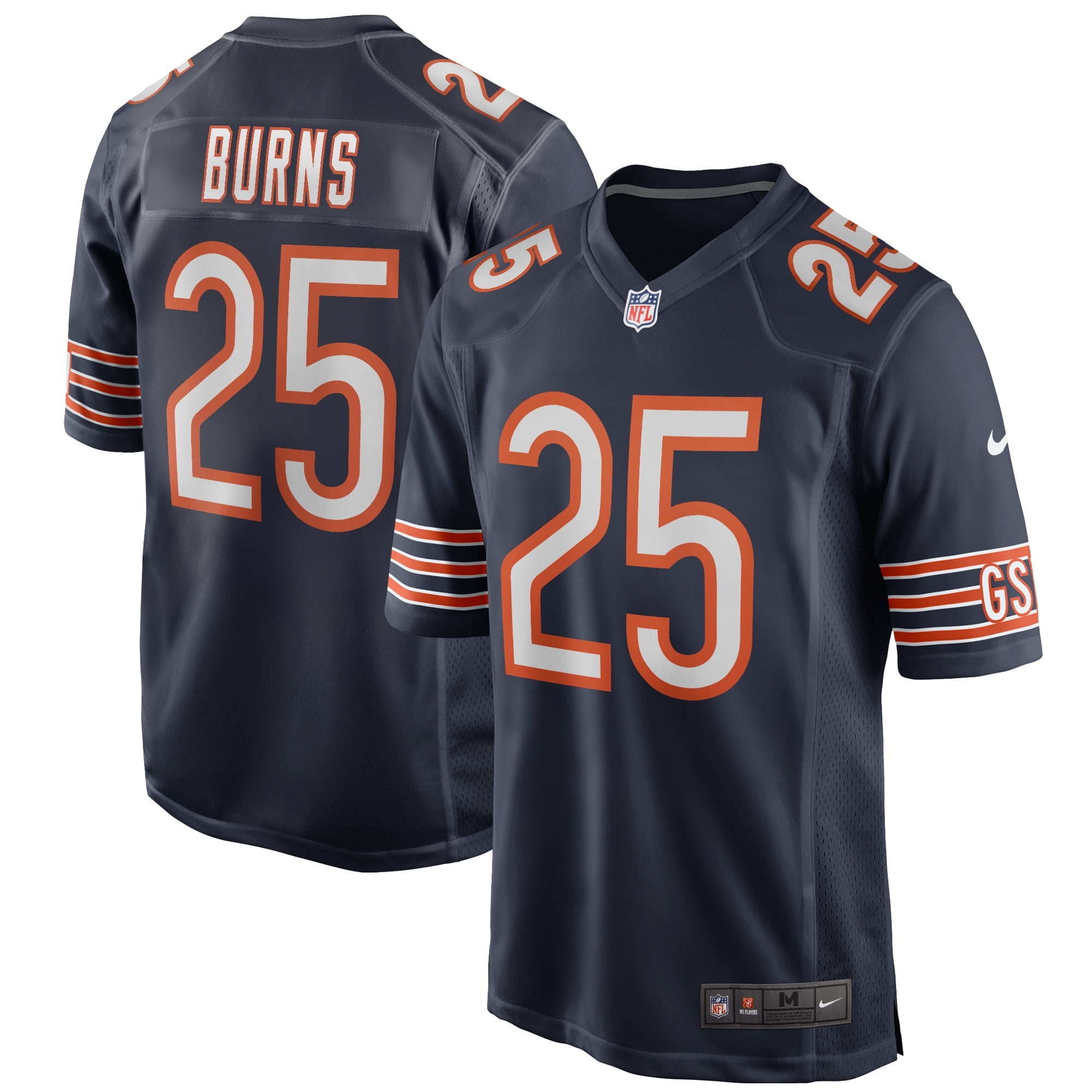 Artie Burns Chicago Bears Nike Game Player Jersey - Navy - Walmart.com