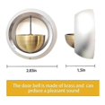 thumbnail image 2 of Shopkeepers Bell for Door Opening,Door Chime for Business When Entering Magnetically-Attached Bells for Door, 2 of 5