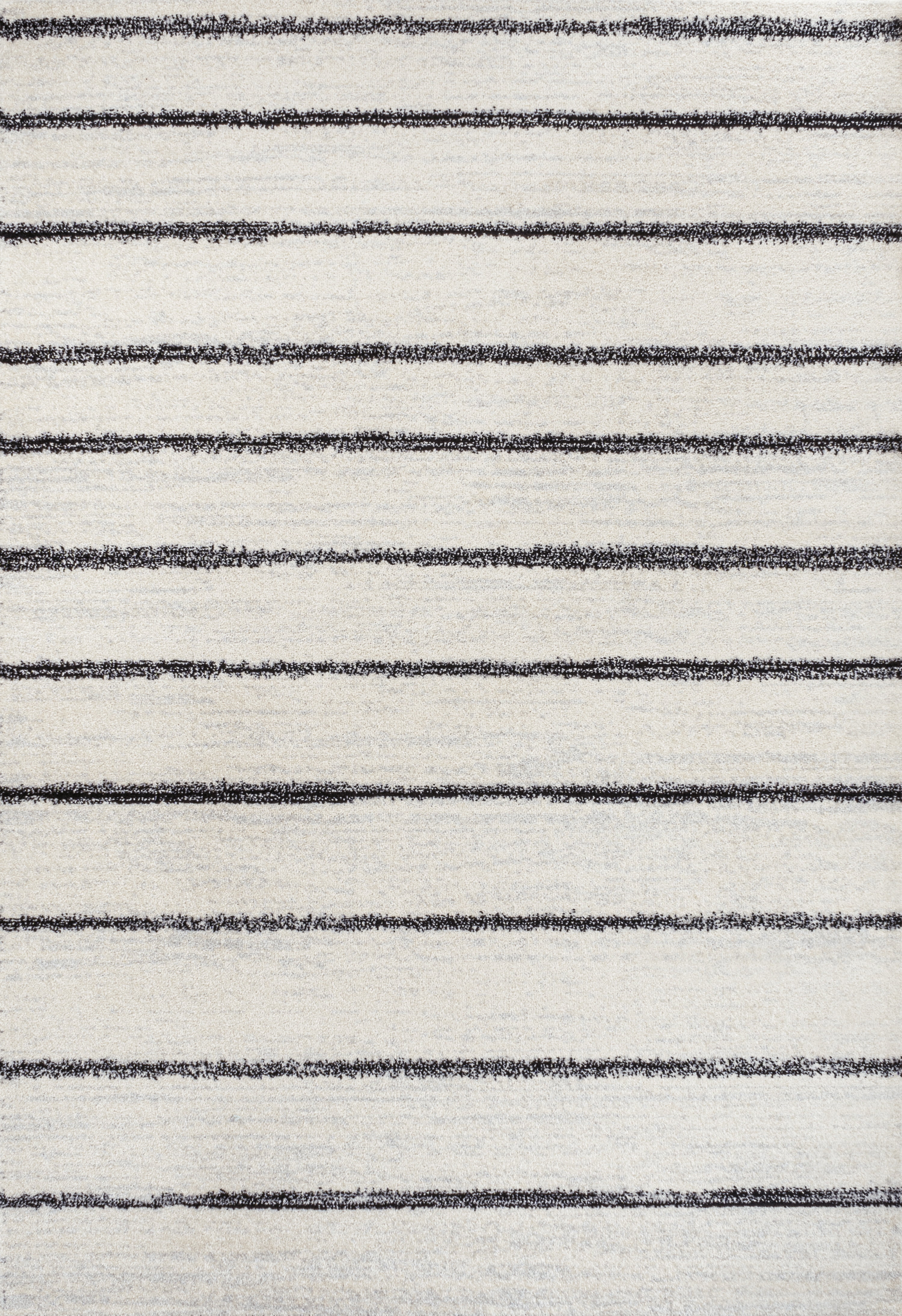 JONATHAN Y MOROCCAN HYPE 3 x 5 Area Rug, Williamsburg Minimalist Stripe - Cream/Black, MOH201D-3