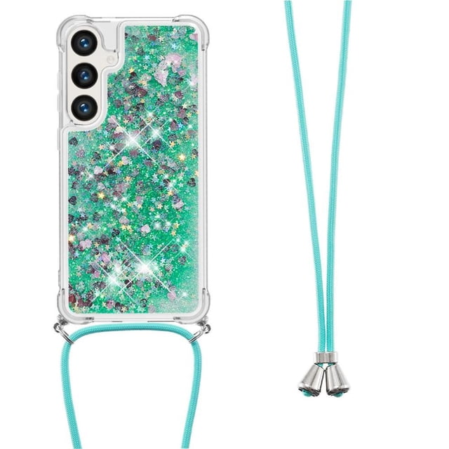 Funda FOXDOCK para Samsung Galaxy S26 con Cuerda Ajustable, Brillo Líquido, Protección Antigolpes y Lente – Ideal para Regalo