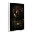 thumbnail image 3 of Stupell Industries Dapper Dachshund Portrait White Framed Giclee Art design by Kelley Parker, 18 x 12, 3 of 8