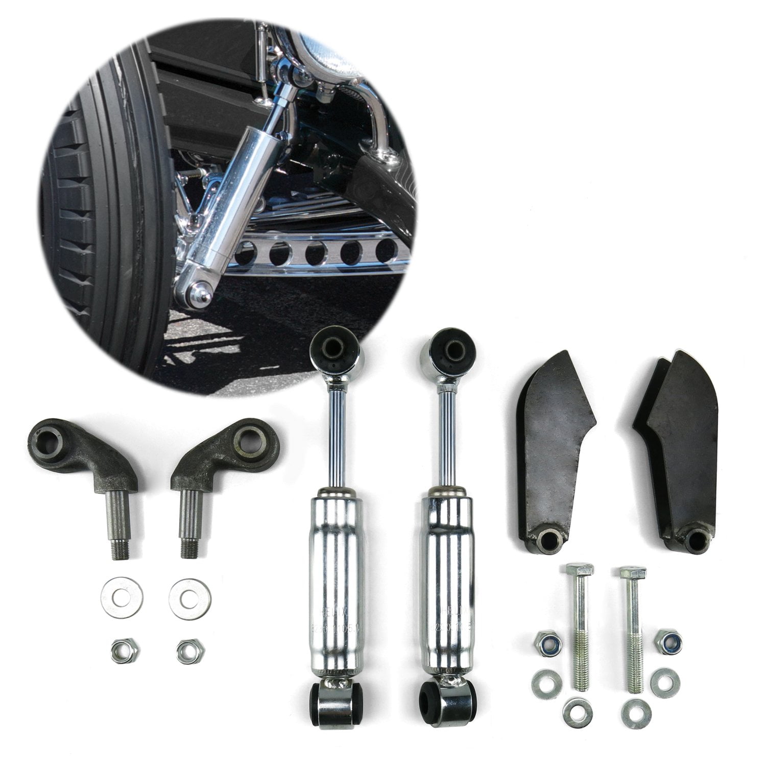Helix Suspension Brakes and Steering HEXSHKUBB Solid Axle Conversion