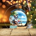 thumbnail image 3 of Boston Terrier Hello Summer Beach Theme with Sunglasses and Tropical Cocktail Acrylic Round Ornament Gentleman Dog Lover Gifts Home Tree Decor - 00009, 3 of 4