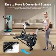 Pooboo Professional Magnetic Indoor Cycling Bike Stationary Exercise Bikes Home Cardio Workout Bicycle 350lb