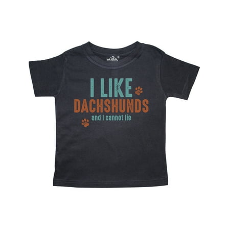 

Inktastic I Like Dachshunds Gift Toddler Boy or Toddler Girl T-Shirt
