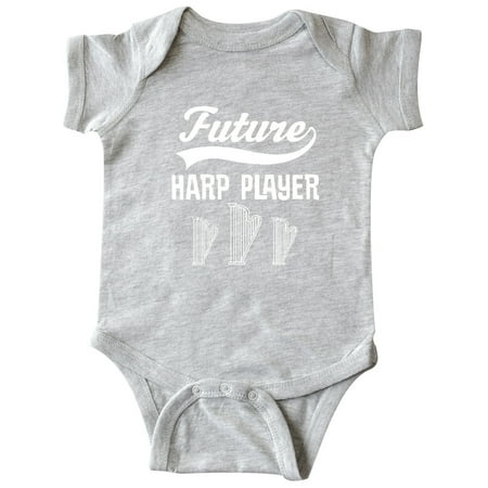 

Inktastic Future Harp Player Music Gift Gift Baby Boy or Baby Girl Bodysuit