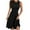 #152 Black Dress, variant on Staron Blue Holiday Dresses for Women 2024 Crew Neck Ruched Waist Flowy A Line Dresses Sleeveless High Low Midi Cocktail Party Wedding Guest Dress XL