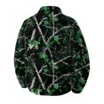 thumbnail image 6 of Havenx Men's Camo Corduroy Jacket Long Sleeve Button Down Shirts with Pockets Lapel Collar Camouflage Print Coats Vintage Casual Western Fall Winter Clothes,Green M, 6 of 6