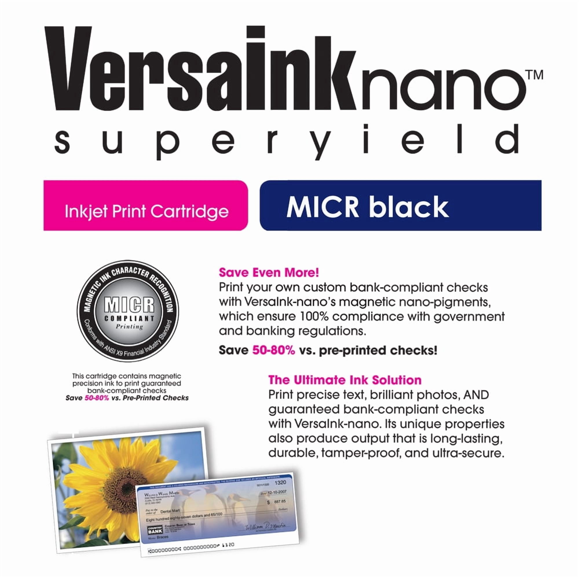 VersaCheck Officejet 200 MXE Portable Wireless MICR Check Printer and VersaCheck X9 Platinum 5-User Check Printing Software Bundle
