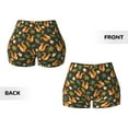 thumbnail image 6 of Yiaed Forest Squirrel Print Women's Athletic Shorts Running Shorts Sporty Short High Waisted Elastic Workout Shorts for Yoga Gym Running & Sports -X-Large, 6 of 8