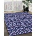 thumbnail image 2 of Ahgly Company Indoor Round Patterned Blue Whale Blue Area Rugs, 7' Round, 2 of 6