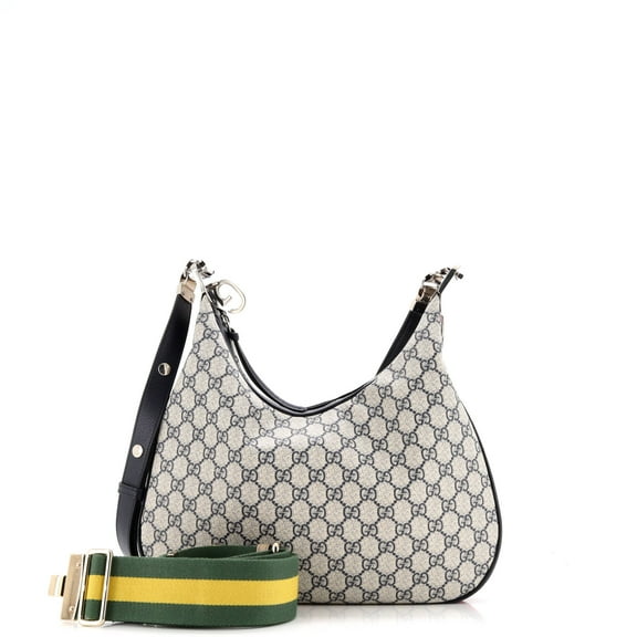 Pre-Owned Attache Shoulder Bag GG Coated Canvas Medium By Rebag