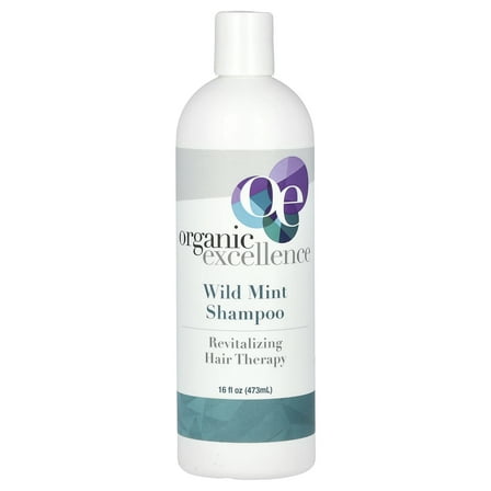 Organic Excellence Revitalizing Hair Therapy Shampoo,  Wild Mint, 16 fl oz (473 ml)