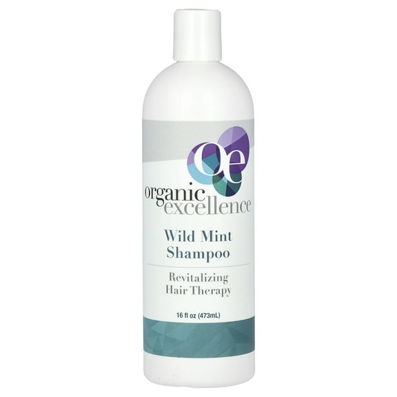 Organic Excellence Revitalizing Hair Therapy Shampoo,  Wild Mint, 16 fl oz (473 ml)
