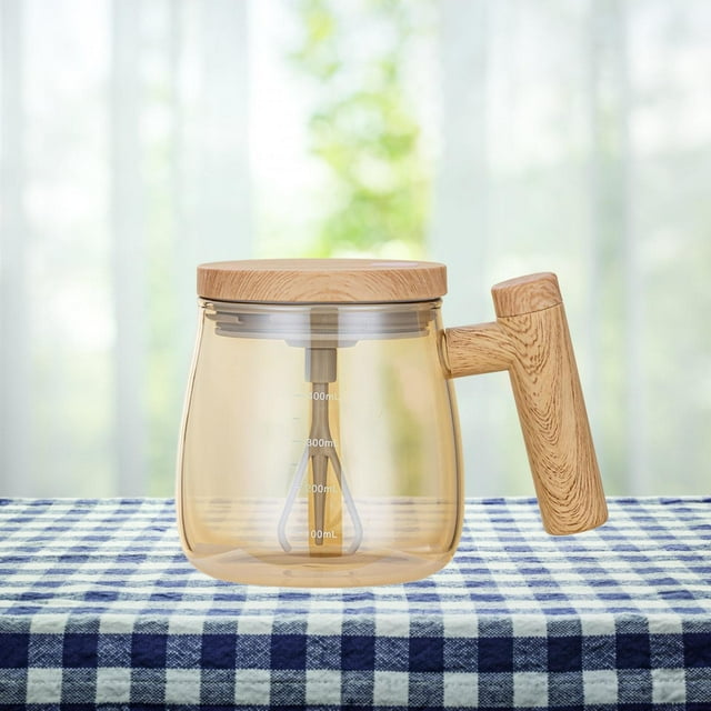 Auto Stirring Mug Battery Powered Self Mixing Coffee Mug Electric Mixing Cup Champagne