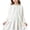 White, variant on Kids Hollow Flower Long Sleeve Round Neck Knit Cardigan Casual Loose Sweater Coat For Kids